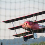 Der Rote Baron im Landeanflug