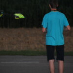 Dominik mit seinem 270er Heli
