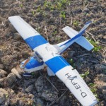 Brutale Außenlandung im Feld