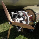 Der Motor einer DC3